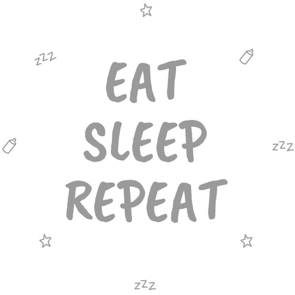 Eat Sleep Repeat clock Thumbnail